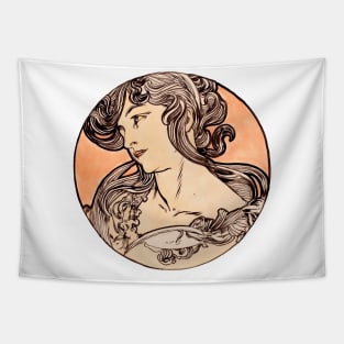 Alphonse Mucha - Stained Glass Tapestry