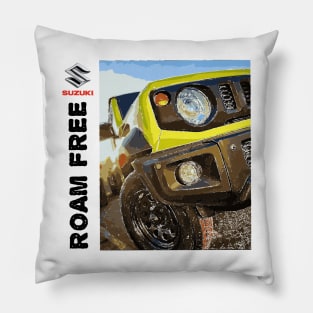 suzuki jimny roam free Pillow