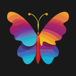 Colorful Butterfly T-Shirt