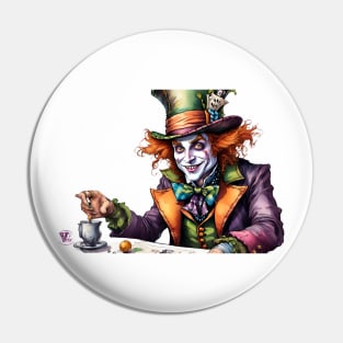 Mad Hatter Alone Pin