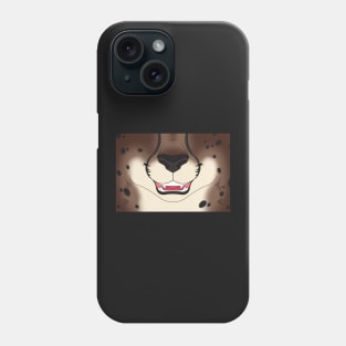 Chocolate Cheetah Face Phone Case