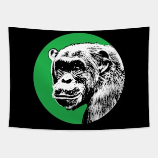 Chimpanzee Stencil Tapestry