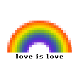 rainbow love is love is love T-Shirt