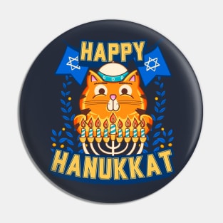 Meowzel Tov, Happy Hanukkat! Pin