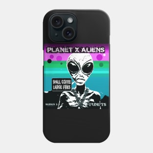 Funny Retro Alien Sci Fi Humor Phone Case