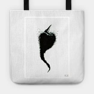 Screaming Inky Bird Tote