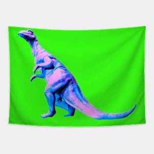 Neon Dinosaur Tapestry