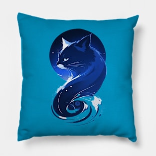 Moon Cat design Pillow