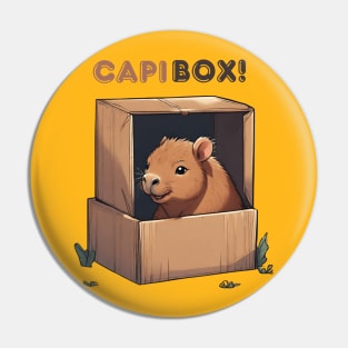 capibox capibara in the box Pin