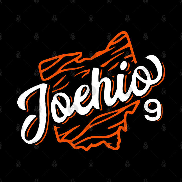 JOEhio Burrow, Cincinnati Football design by FanSwagUnltd