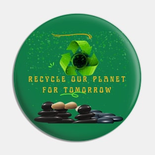 recycle shirt Pin