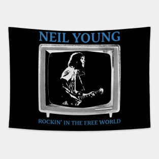 classic neil young fanwork Tapestry