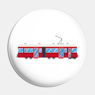 Tram, tram, train, railroad Pin