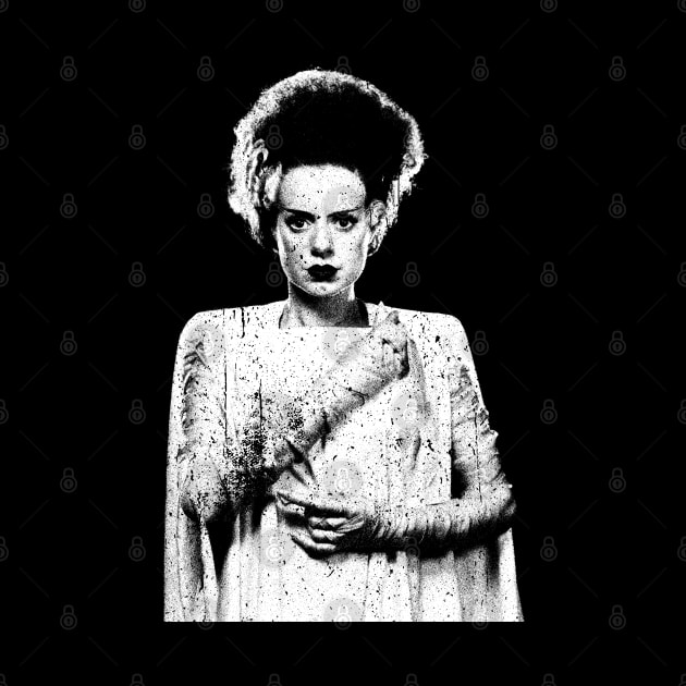 Bride of Frankenstein distressed by RetroPandora