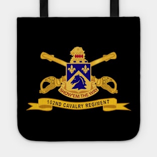 102nd Cavalry Regiment w Br - Ribbon Tote