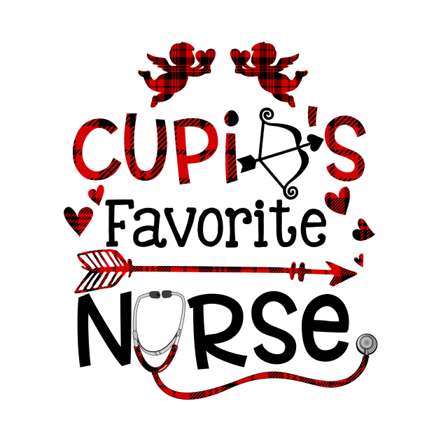 Cupids Favorite Nurse Valentine Day Nursing by Manonee