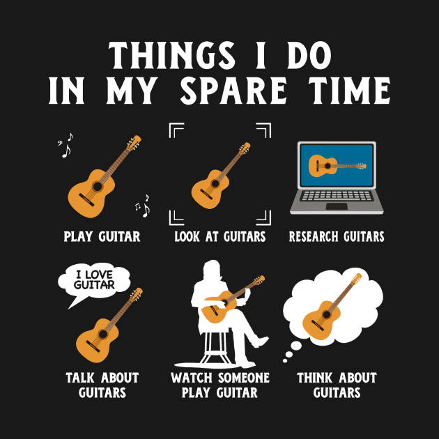 Things I Do In My Spare Time Quotes Funny Gift T-Shirt by kimmygoderteart