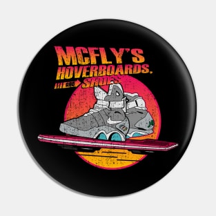 Marty McFly Hoverboards and Shoes - Grunge Pin