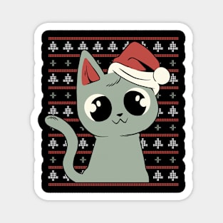 Cat Cats Christmas Babe Magnet