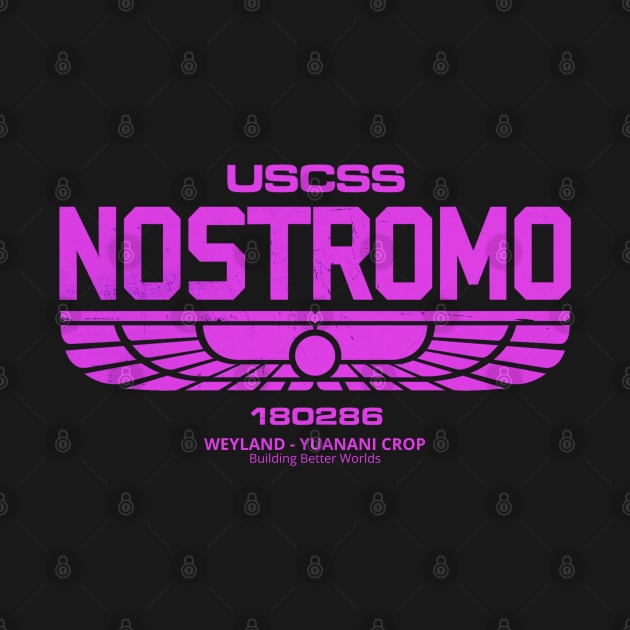 USCSS Nostromo Vintage Original Aesthetic Tribute 〶 by Terahertz'Cloth