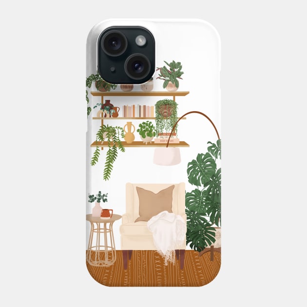 Reading nook Phone Case by Gush Art Studio 1