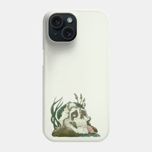 Moss Covered Skull Phone Case