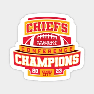 Chiefs AFC Champs 2023 Magnet