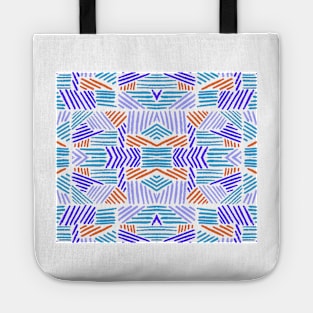 retro color blocks Tote