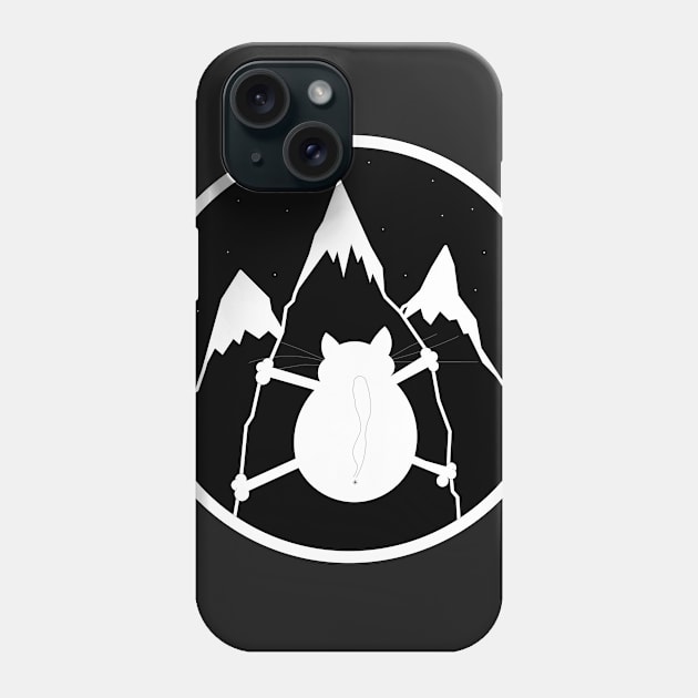 Mountain Cat Phone Case by Bongonation