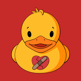 Broken Heart Rubber Duck T-Shirt