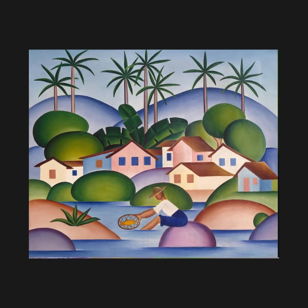 an angler 1925 - Tarsila do Amaral by Kollagio