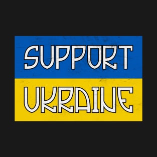 Support Ukraine Ultras Casuals 2022 Ukrainian Flag T-Shirt