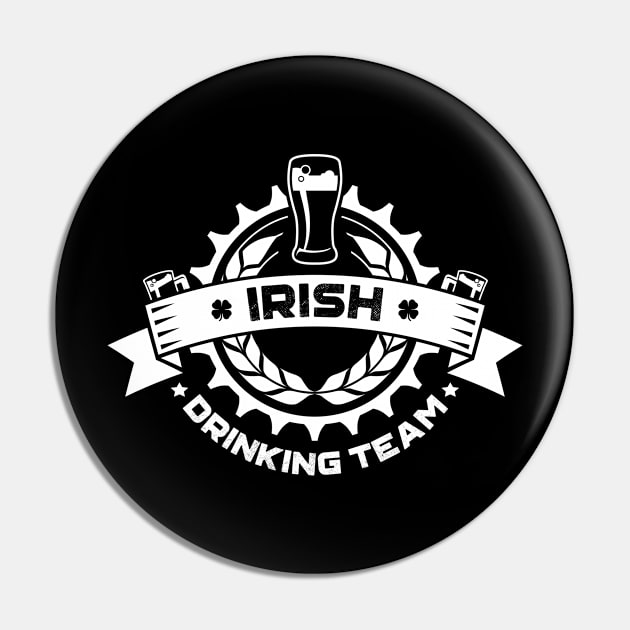 Irish Drinking Team Irish St Patricks Day Pin by trendingoriginals