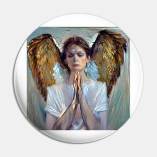 angel of prayer Pin