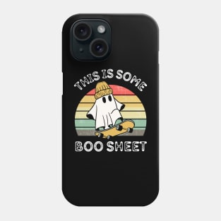 Funny Halloween Boo Ghost Costume This is Some Boo Sheet Phone Case