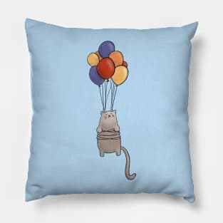 Balloon Adventure - Cat Pillow