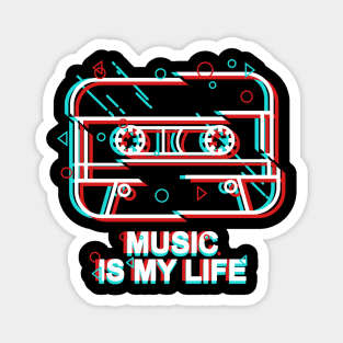 Music is my life record Magnet