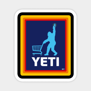 Yeti Grocery Shopping Magnet