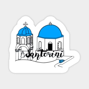 Santorini Magnet