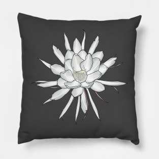 Night Blooming Cereus Pillow