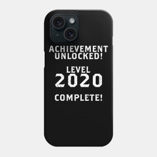 Funny Video Game 2020 New Years Achievement Unlocked Gaming Phone Case