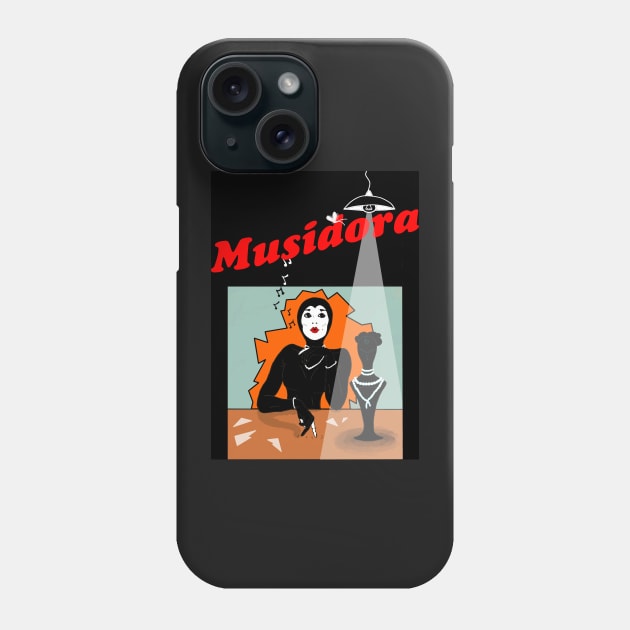 Musidora as Irma Vep Phone Case by CodexDracula