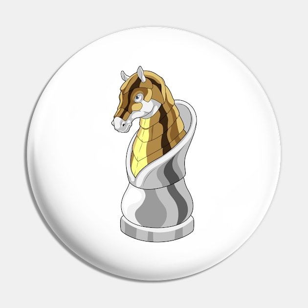 Chess piece Knight Chess Horse Pin by Markus Schnabel