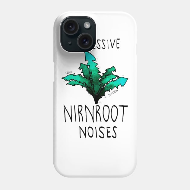 Aggressive nirnroot noises Phone Case by clarineclay71