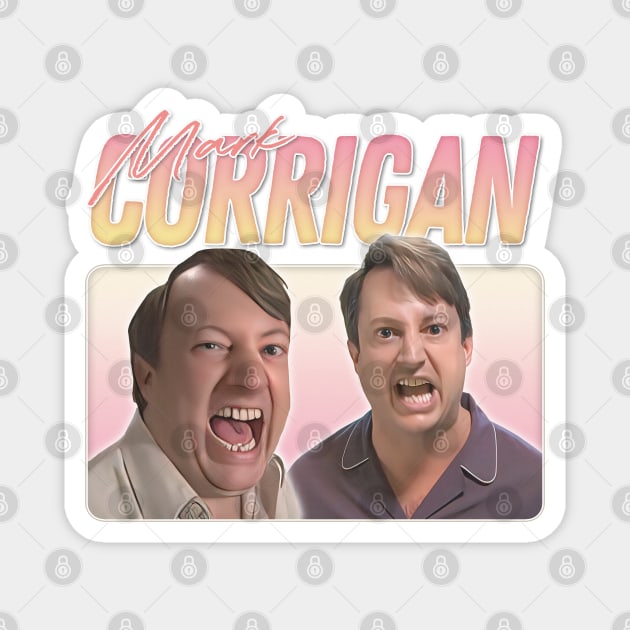 Peep Show / Mark Corrigan - Retro Fan Artwork Magnet by DankFutura