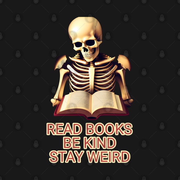 Read books be kind stay weird by r.abdulazis