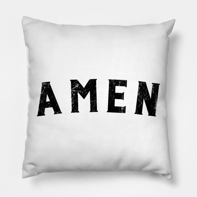 AMEN Pillow by mikepod