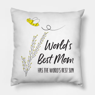 World's Best Mom From Son Pillow