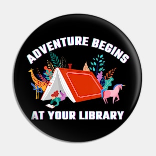 Adventure Begins At Your Library Summer Reading 2024 Pin