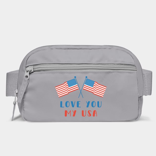 Love you my USA by Tshirtiz